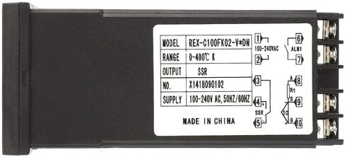 AC 110-240V Digital PID Temperature Controller Kits with 25A Solid-State Relay + 1m M6 K Type Thermocouple in Saudi Arabia