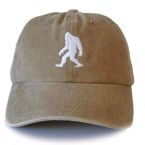 UFO Bigfoot Baseball Caps Embroidered Adjustable Denim Dad Hat