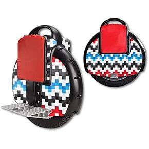 MightySkins Skin Compatible with Airwheel X3 Self Balancing one Wheel Electric Unicycle Scooter wrap Cover Sticker Aztec Blocks