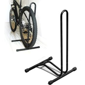Bike Floor Stand Freestanding Upright Bicycle Parking Storage Rack Space Saver Suitable for Mountain Bike, Road Bike,for Bicycle with Wheel Diameter Max 28.5 Inches