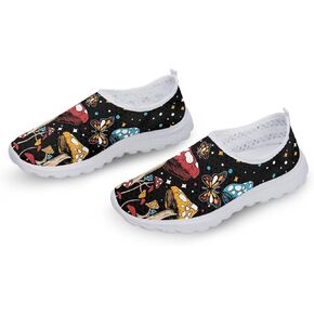 Coloranimal Lightweight Summer Beach Water Flats Womens Slip on Sneakers US5-12