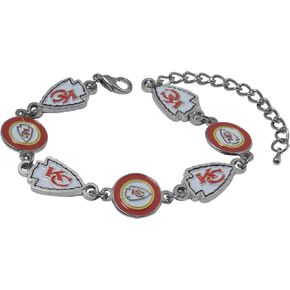 NFL Logo Bracelet | Sports Fan Jewelry Gift | Fashion Jewelry | Birthday & Holiday Gifts for Women and Girls