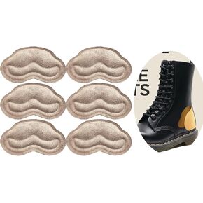 بطانات الكعب ومقابض بطانة مريحة للأحذية الكبيرة جدًا للرجال والنساء، حشوات للأحذية الفضفاضة والابتسامة المريحة، 3 أزواج (كاكي، 0.2 بوصة) in Kuwait