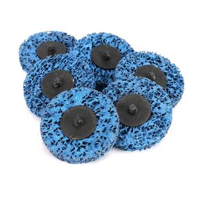 5pcs of 3 inch Strip Disc Rust Removal Wheel Surface Conditioning Rust Paint Remove Clean Angle Grinder Disc Wheel (Black)