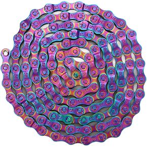 Bike Chain Proof Sensitive Colorful Electroplating 6 7 8 Speed Chain for Road Mountain Bikes