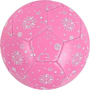 Linkidea Pink Soccer Ball Size 4, Gift for Girls Sports & Outdoor Play