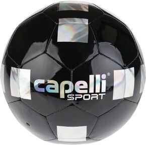 Capelli Sport Soccer Ball Size 5, Holographic Design Soccer Ball for Youth and Adult Players