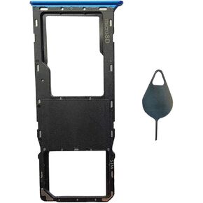 Ubrokeifixit Galaxy A03s A037U Micro SD Card Tray,Single Sim Card Tray Slot Holder Replacement for Samsung Galaxy A03s A037U 6.5" 2021 (ONLY for A037U-Black)