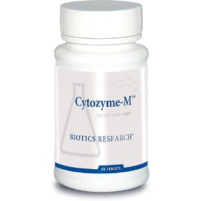 Biotics Research CytozymeM Male Glandular Combination Formula, Male Hormone Support, Healthy Endocrine Function, SOD, Catalase, Potent Antioxidant Activity. 60 Tablets