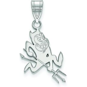 Arizona State Large (3/4 Inch) Pendant (Sterling Silver)