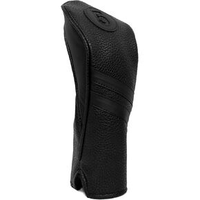 ProActive Sports | Vintage Golf Club Head Covers | for Drivers, Fairway Woods, and Hybrids | Classy Headcovers That Fit Most Clubs | Classic Leather Look | 5-Wood Headcover | Black