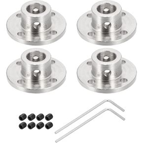 11 مم وصلة وصلة توصيل محرك ذات شفة صلبة (8 عبوات برغي تثبيت M4 مفتاح ربط سداسي)، [لجزء محركات السائر طراز RC DIY] - 4 عبوات in Kuwait