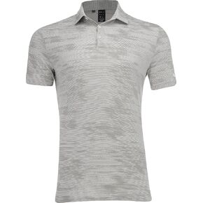 adidas Men's Ultimate365 Textured Stripe Polo Shirt