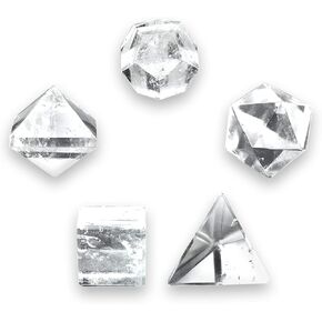Starborn Quartz Crystal Platonic Shapes - 5 Elements - Medium in Kuwait