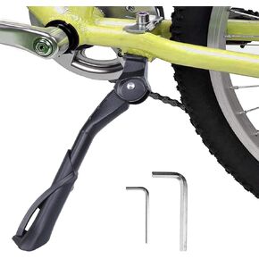 SEISSO Kids Bike kickstand for 18/20/22 Inch Wheel Adjustable Center Mount Aluminum Alloy Bicycle Kickstands Bike Stand for 18-22 Inch Wheel Mountain Bike/Road Bicycle/Adult Bike/Sports Bike