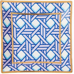 Jonathan Adler Basketweave Square Tray
