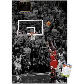 Trends International Michael Jordan - The Shot Wall Poster