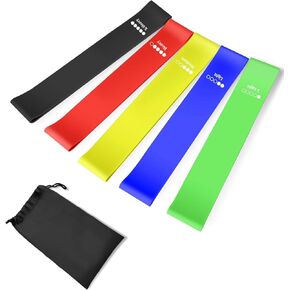 Resistance Bands 5 Set,MRT Pro Booty Bands for Home Fitness,Fabric Exercise Bands,Resistance Loops Hip Thigh Glute Bands Non Slip Fabric,Workout Beginner to Professional (C-6)