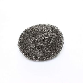 FSE SLSC002 Scrubber Pad, 4", stainless steel, Sold by Master Pack Only**, Pack of 12