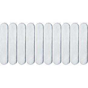 ONLYKXY 10pcs Self-adhesive Lead Sheet Add Weight Adjustment Reusable Weighted Lead Tape Strips Control Balance Training Accessories for Club Putter Tennis Racket Badminton Paddle