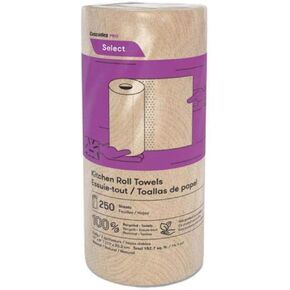 Cascades PRO Select Kitchen Roll Paper Towel, 11" x 8", Nature (Pack of 12)