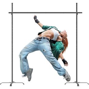 Limbo Game - Alloy Steel Heavy Duty Limbo Game for Kids - Easy to Install Limbo Stick - Adjustable Height Rustproof Limbo Game for Adults, Carnival, Lawn Party, Luau, Outdoor Yard, Backyard