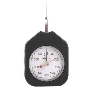Dial Tension Gauge Meter, Dual Pointer Dial Tension Gauge Tensionmeter Pull Pressure Tester Gauge SZG-500-2