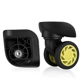 (DL-W208#) Mute Connected Spinner Wheels for Replacement Luggage Wheels Wear Silent Draw bar Box DIY (2 pcs/Set)