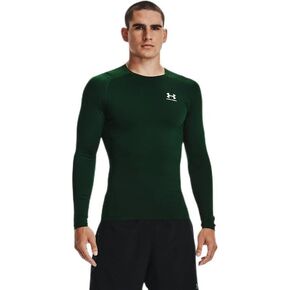 Under Armour HeatGear Armour Mens Long Sleeve 4XLT Maroon-White