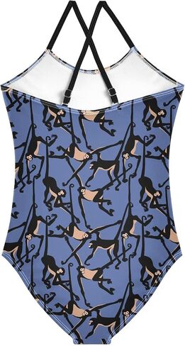Ollabaky Girls One Piece Swimsuit Bathing Suit Beachwear 3-10T in Saudi Arabia