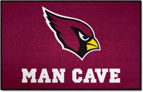 سجادة FANMATS 14261 NFL Arizona Cardinals نايلون Universal Man Cave Starter Rug، 19 بوصة × 30 بوصة in Saudi Arabia