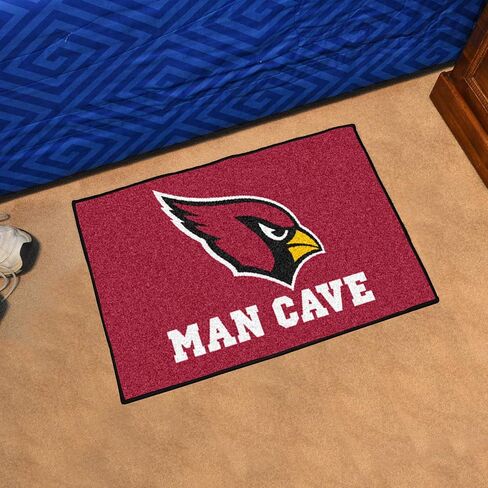 سجادة FANMATS 14261 NFL Arizona Cardinals نايلون Universal Man Cave Starter Rug، 19 بوصة × 30 بوصة in Saudi Arabia