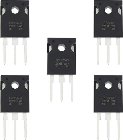 إنشاء فكرة 5X N-Channel IRFP260 MOSFET Transistor ESD مُصنف TO-247 50A 200V 3Pin قوة مقوم دولية للصناعة المنزلية وDIY in Kuwait