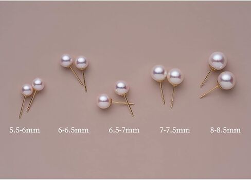 أقراط من اللؤلؤ الذهبي عيار 18 قيراط ومجوهرات لآلئ المياه العذبة المزروعة للنساء in Kuwait