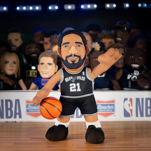 Bleacher Creatures San Antonio Spurs Tim Duncan 10" Mascot Plush Figure- A Legend for Play or Display in Saudi Arabia