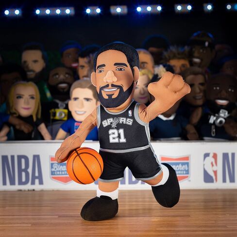 Bleacher Creatures San Antonio Spurs Tim Duncan 10" Mascot Plush Figure- A Legend for Play or Display in Saudi Arabia