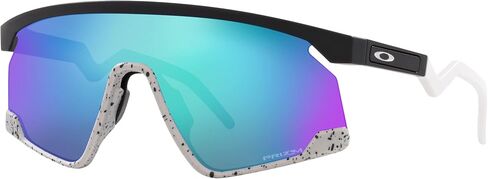 Oakley Unisex Sunglasses Matte Black Frame, Prizm Sapphire Lenses, 39MM in Saudi Arabia