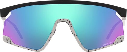 Oakley Unisex Sunglasses Matte Black Frame, Prizm Sapphire Lenses, 39MM in Saudi Arabia