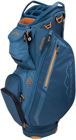 Sun Mountain 2024 Maverick Golf Cart Bag Blue/Orange in Saudi Arabia
