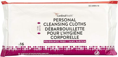 Cardinal Health Personal Cleansing Wipe 9 x 13" 2AWU-96, 6 Pack 576 Wipes in Saudi Arabia