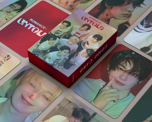 ENHYPEN Photocards 2024 New Album Lomo Cards,ENHYPEN Cards for Gift and Fans Collection (Red-55PCS) in Saudi Arabia