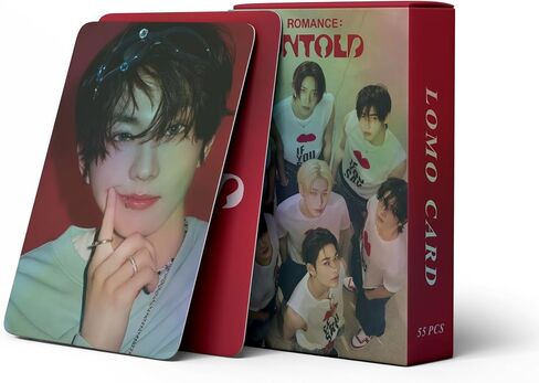ENHYPEN Photocards 2024 New Album Lomo Cards,ENHYPEN Cards for Gift and Fans Collection (Red-55PCS) in Saudi Arabia