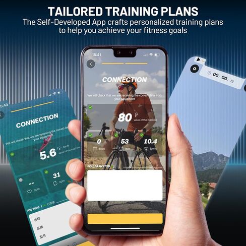 Exercise Bike, Adjustable Magnetic/Brake Pad Resistance Silent Belt Drive, Indoor Cycling Bike, Fitness Stationary Bike with 300lbs Weight Capacity, Cycle Bike with Ipad Mount & Exclusive App & Self-Powered in Saudi Arabia