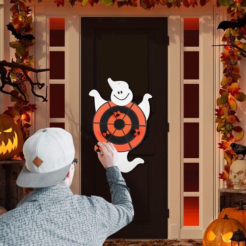 Ghost Dart Board with Sticky Balls for Halloween, Spliceable Dart Board Kit Misc Games Halloween Toy in Saudi Arabia