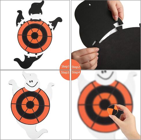 Ghost Dart Board with Sticky Balls for Halloween, Spliceable Dart Board Kit Misc Games Halloween Toy in Saudi Arabia