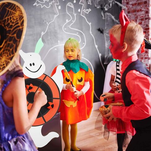 Ghost Dart Board with Sticky Balls for Halloween, Spliceable Dart Board Kit Misc Games Halloween Toy in Saudi Arabia