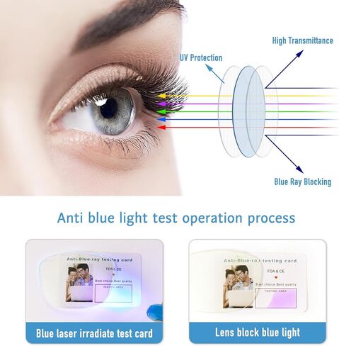 3 Pack Blue Light Blocking Gla-sses for Women Men, Round Computer Gla-sses Anti Eye Strain/UV/Glare Gaming Gla-sses Fashion Frame Fake Eyegla-sses with Clear Lens in Saudi Arabia