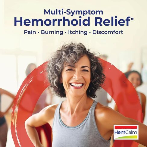 Boiron HemCalm Suppositories for Hemorrhoid Relief of Pain, Itching, Swelling or Discomfort - 10 Count in Saudi Arabia