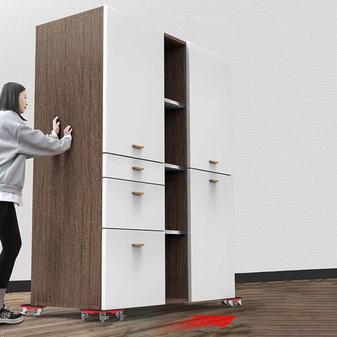 Furniture Movers with Wheels, Heavy Duty Furniture Lifter Tool Set,Furniture Moving Sliders 1320 LBs Load Capacity,for Moving Sofa, Cabinet, Refrigerator (Black) in Saudi Arabia