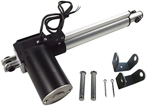 المحرك الخطي الكهربائي INTBUYING 500 مم (19.7 بوصة) 12 فولت تيار مستمر مع دعامة تثبيت وحدة تحكم المحركات الثقيلة 6000N/1320LB in Kuwait
